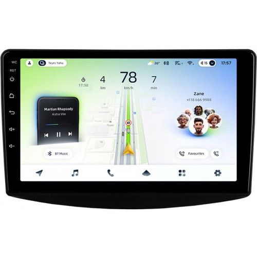Штатна магнітола Teyes CC4L 6+64 Gb Mitsubishi Grandis 1 2003-2010 (F1) 9"