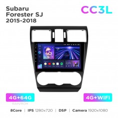 Штатная магнитола Teyes CC3L 4+64 Gb Subaru Forester SJ 2015-2018 9"