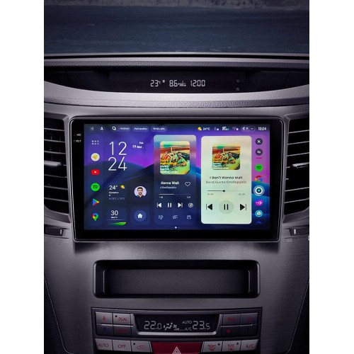 Штатная магнитола Teyes CC4 Pro 2k 8+128 Gb Subaru Outback 4 / Legacy 5 2009-2014 9"