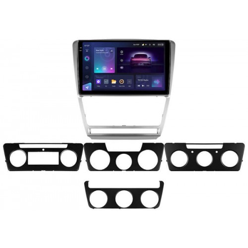 Штатна магнітола Teyes CC3 2k 6+128 Gb Skoda Octavia 2 A5 2008-2013 Silver 10"