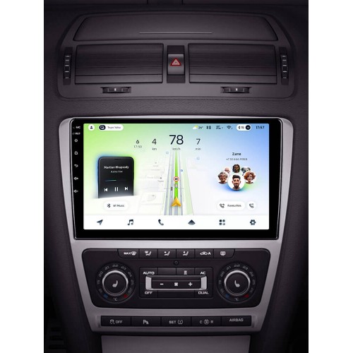 Штатна магнітола Teyes CC4L 4+64 Gb Skoda Octavia 2 A5 2008-2013 Silver 10"