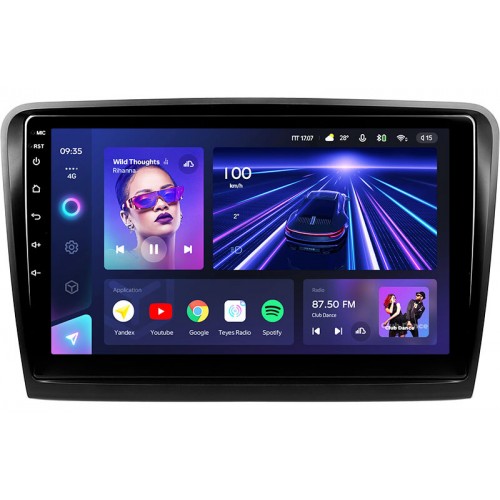 Штатна магнітола Teyes CC3 6+128 Gb Skoda Superb 2 B6 2008-2015 10"