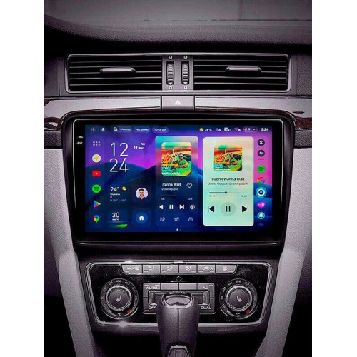 Штатна магнітола Teyes CC4 Pro 2k 12+256 Gb Skoda Superb 2 B6 2008-2015 10"