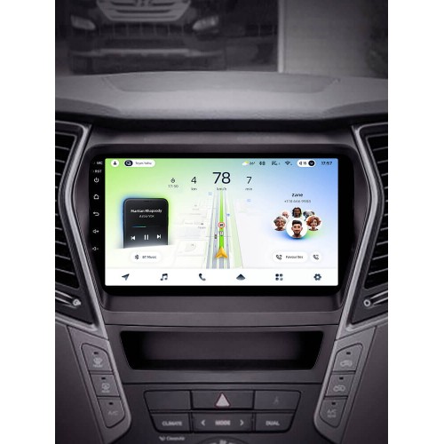 Штатна магнітола Teyes CC4L 4+64 Gb Hyundai Santa Fe 3 2013-2016 (A) 9"