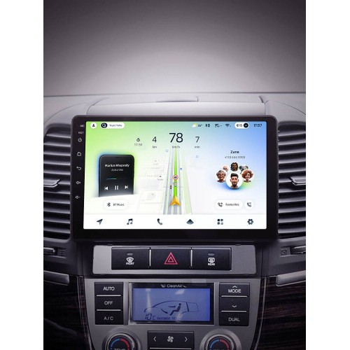 Штатна магнітола Teyes CC4L 6+64 Gb Hyundai Santa Fe 2 2006-2012 9"