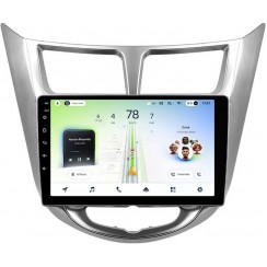 Штатная магнитола Teyes CC4L 6+64 Gb Hyundai Solaris 1 2010-2016 9"