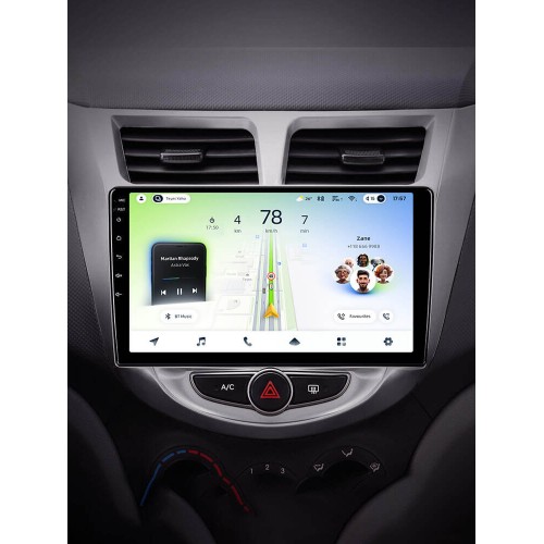 Штатна магнітола Teyes CC4L 6+64 Gb Hyundai Solaris 1 2010-2016 9"