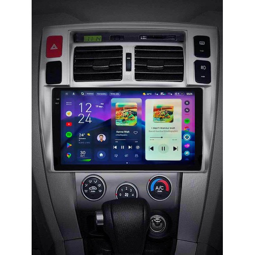 Штатная магнитола Teyes CC4 Pro 2k 12+256 Gb Hyundai Tucson 1 2004-2009 10"
