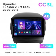 Штатна магнітола Teyes CC3L 4+64 Gb Hyundai Tucson 2 LM IX35 2009-2015 (AB) 9"