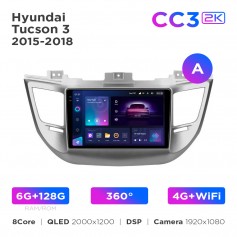 Штатная магнитола Teyes CC3 4+64 Gb Hyundai Tucson 3 2015-2018 (A) 9