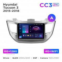 Штатна магнітола Teyes CC3 6+128 Gb 360° Hyundai Tucson 3 2015-2018 (A) 9