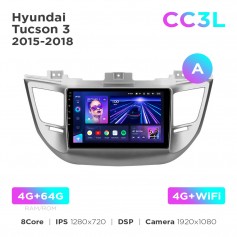 Штатна магнітола Teyes CC3L 4+64 Gb Hyundai Tucson 3 2015-2018 (A) 9"