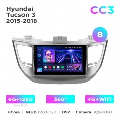 Штатная магнитола Teyes CC3 4+64 Gb Hyundai Tucson 3 2015-2018 (B) 9