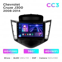 Штатна магнітола Teyes CC3 6+128 Gb 360° Chevrolet Cruze J300 2008-2014 9