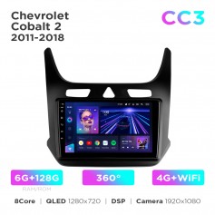 Штатна магнітола Teyes CC3 6+128 Gb 360° Chevrolet Cobalt 2 2011-2018 9