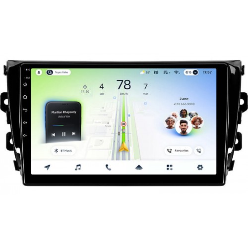 Штатна магнітола Teyes CC4L 4+64 Gb Zotye T600 2014-2019 10"