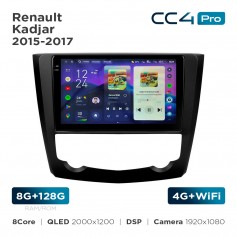 Штатна магнітола Teyes CC4 Pro 2k 8+128 Gb Renault Kadjar 2015-2017 9"