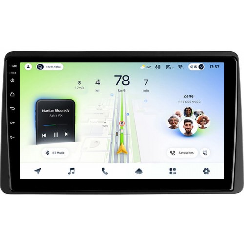 Штатная магнитола Teyes CC4L 6+64 Gb Renault Duster HM 2 2020-2024 (F1) 10"