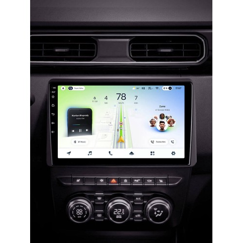 Штатная магнитола Teyes CC4L 6+64 Gb Renault Duster HM 2 2020-2024 (F1) 10"