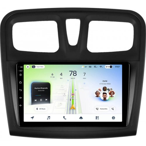 Штатная магнитола Teyes CC4L 6+64 Gb Renault Logan 2 2012-2022 / Sandero 2 2013-2022 (F1) (A) 9"