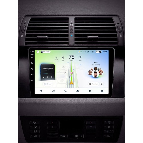 Штатная магнитола Teyes CC4L 6+64 Gb BMW X5 E39 E53 1999-2006 9"