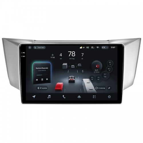 Штатная магнитола Teyes CC4 Pro 2k 8+128 Gb Lexus RX300 RX330 RX350 RX400H / Toyota Harrier 2003-2009 9"