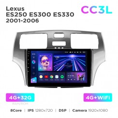 Штатная магнитола для Lexus ES250 ES300 ES330 2001-2006 Teyes CC3L 4+32 Gb 9"