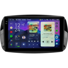 Штатная магнитола Teyes CC4 Pro 2k 12+256 Gb Mercedes-Benz Smart Fortwo 3 C453 A453 W453 2014-2020 9"