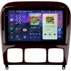 Штатная магнитола Teyes CC4 Pro 2k 8+128 Gb Mercedes-Benz S-Class W220 1998-2005 9"