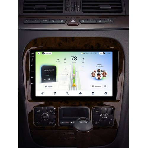 Штатна магнітола Teyes CC4L 6+64 Gb Mercedes-Benz S-Class W220 1998-2005 9"