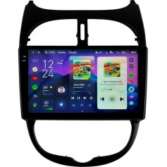 Штатная магнитола Teyes CC4 Pro 2k 12+256 Gb Peugeot 206 1998-2012 9"