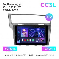 Штатная магнитола Teyes CC3L 4+64 Gb Volkswagen Golf 7 MK7 2012-2020 (F2) 10"