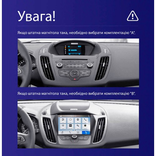 Штатная магнитола Teyes CC4 Pro 2k 12+256 Gb Ford Kuga 2 / Escape 3 2012-2019 (B) 9"