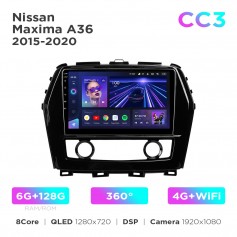 Штатна магнітола Teyes CC3 6+128 Gb 360° Nissan Maxima A36 2015-2020 10