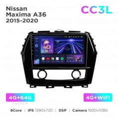 Штатная магнитола Teyes CC3L 4+64 Gb Nissan Maxima A36 2015-2020 10"