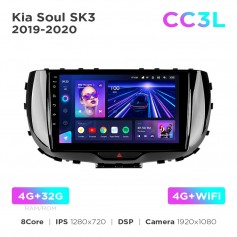 Штатная магнитола для Kia Soul SK3 2019-2020 Teyes CC3L 4+32 Gb 9"