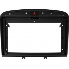 Переходная рамка под Peugeot 408 1 T7 2012-2020 / 308 2007-2015 Black 9"