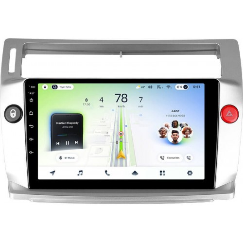 Штатна магнітола Teyes CC4L 6+64 Gb Citroen C4 LA LC C-Triomphe C-Quatre 2004-2014 9"