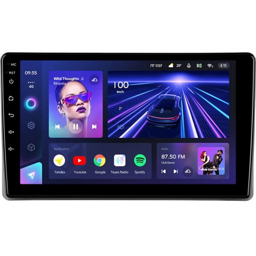Штатная магнитола Teyes CC3 4+32 Gb Mitsubishi L200 5 2018-2020 (F1) 9"