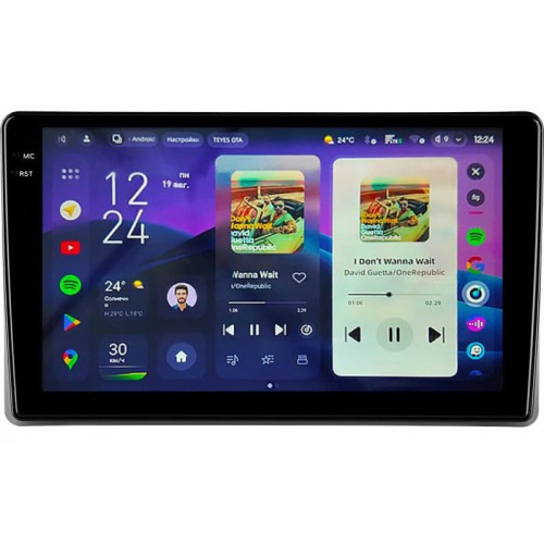 Штатная магнитола Teyes CC4 Pro 2k 12+256 Gb Mitsubishi L200 5 2018-2020 (F1) 9"