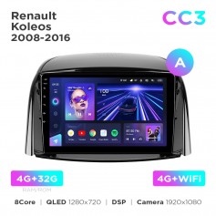 Штатна магнітола Teyes CC3 4+32 Gb Renault Koleos 2008-2016 (A) 9"