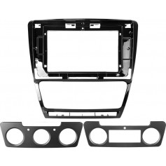 Переходная рамка под Skoda Octavia 2 A5 2008-2013 Black 10"