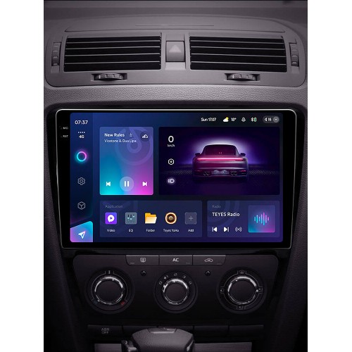 Штатна магнітола Teyes CC3 2k 4+32 Gb Skoda Octavia 2 A5 2008-2013 Black 10"