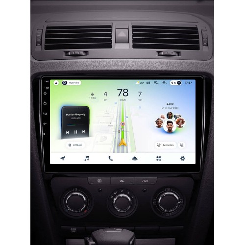 Штатна магнітола Teyes CC4L 4+64 Gb Skoda Octavia 2 A5 2008-2013 Black 10"