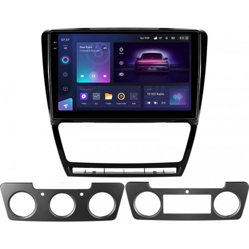 Штатна магнітола Teyes CC3 2k 4+32 Gb Skoda Octavia 2 A5 2008-2013 Black 10"