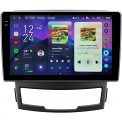 Штатная магнитола Teyes CC4 2k 6+64 Gb SsangYong Korando 3 / Actyon 2 2010-2013 9"