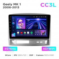 Штатная магнитола Teyes CC3L 4+64 Gb Geely MK 1 2006-2013 9"