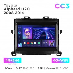 Штатна магнітола Teyes CC3 4+64 Gb Toyota Alphard H20 2008-2014 9