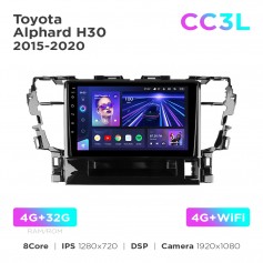 Штатна магнітола Teyes CC3L 4+32 Gb Toyota Alphard H30 2015-2020 10"