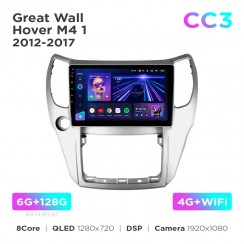 Штатная магнитола Teyes CC3 6+128 Gb Great Wall Hover M4 1 2012-2017 10